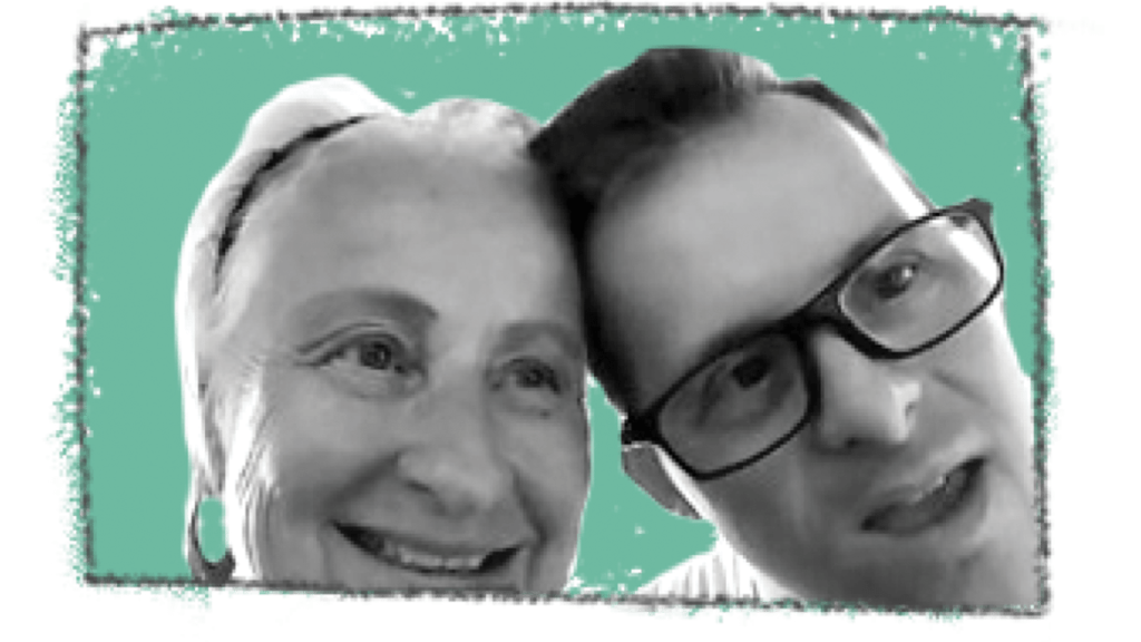 Foto de Cláudio e Lisabeth.